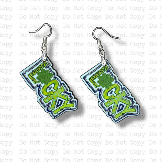 Lucky Earring Sublimation Blank Kit