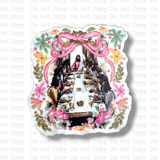 The Lord's Supper Badge Button Sublimation Blank | Set of 2 SSD