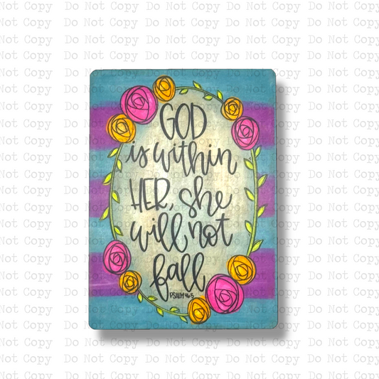 She Will Not Fall Magnet Sublimation Blank Kit | ARA