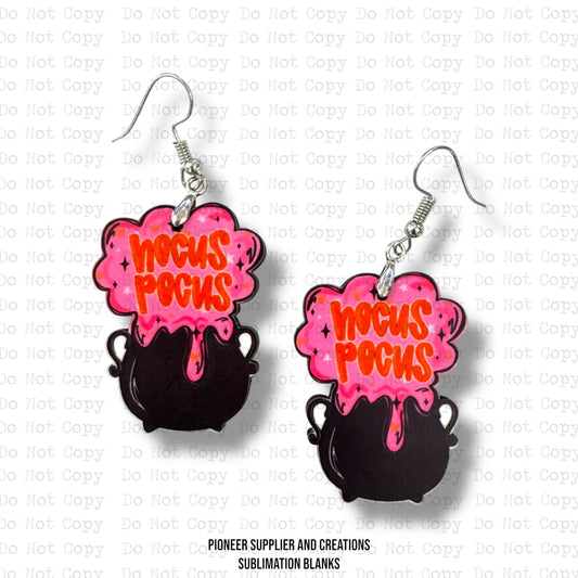 Hocus Pocus Earring Sublimation Blank Kit