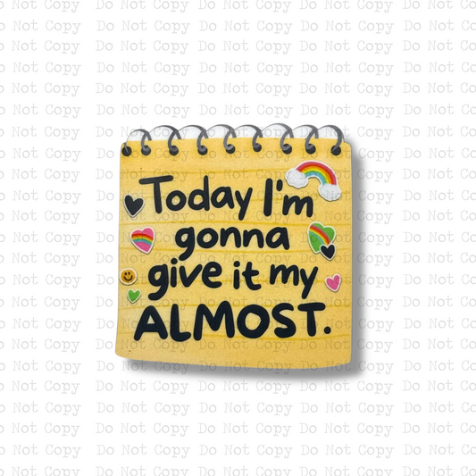 Today I'm Gonna Give It My Almost Magnet Sublimation Blank Kit | TRS