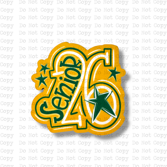 Senior 2026 Magnet Sublimation Blank