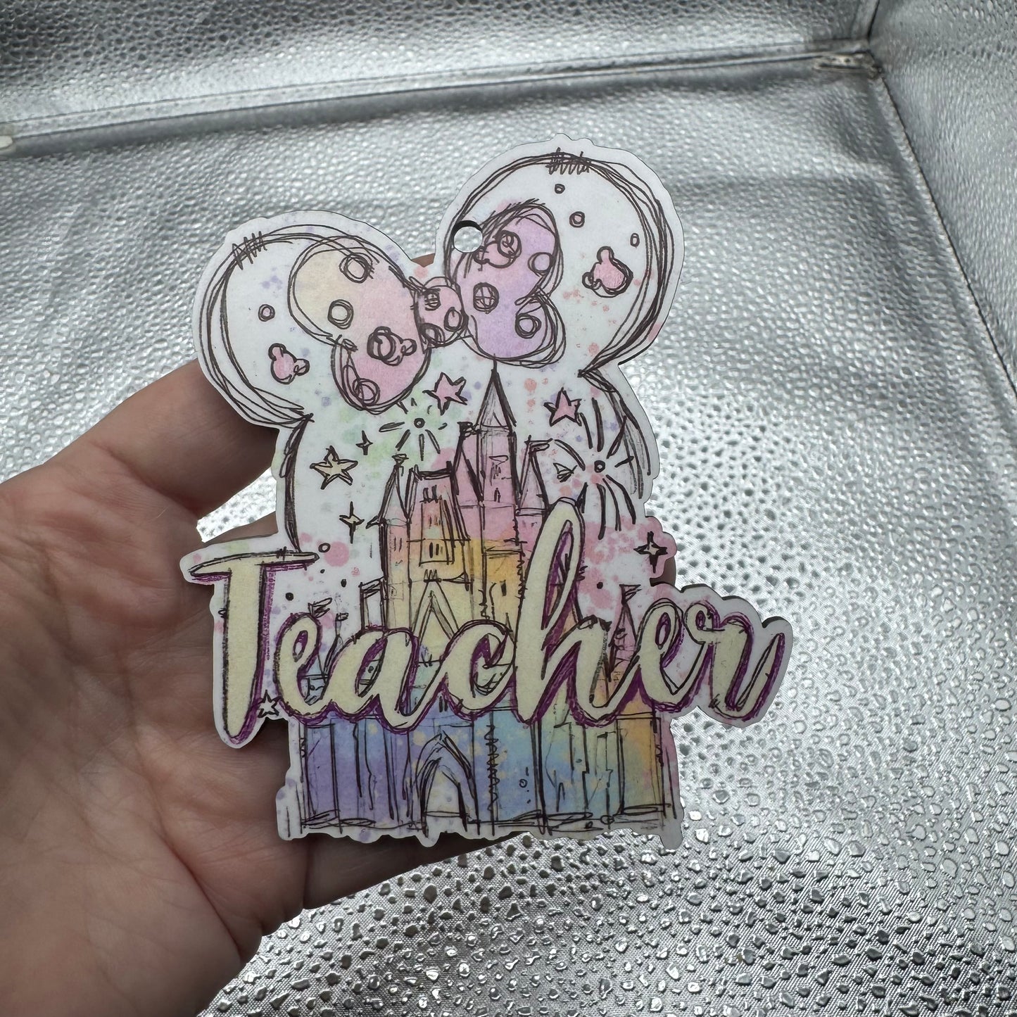 Teacher Magical Ornament Pressed Blank