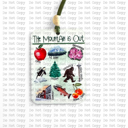 Washington State Ornament Sublimation Blank