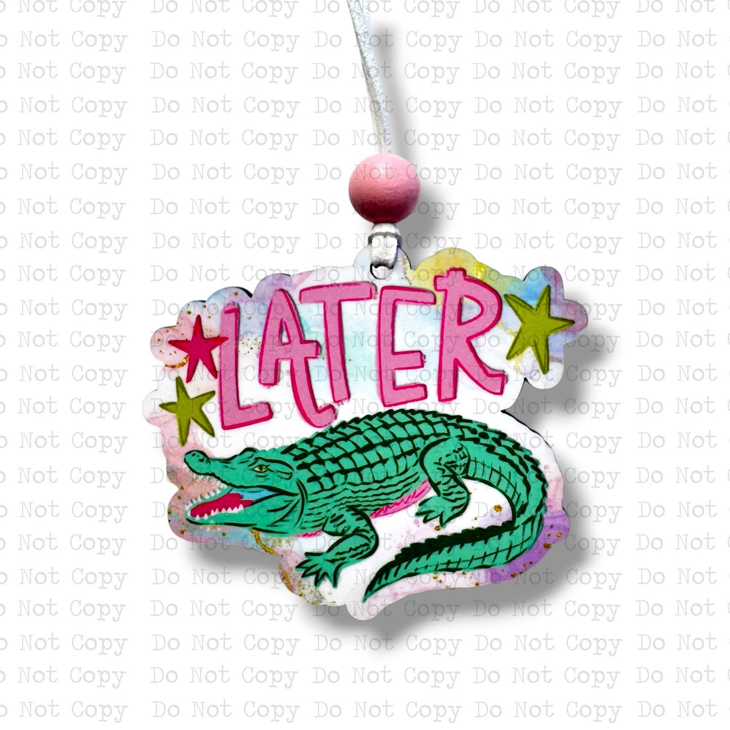 Later Gator Car Charm Sublimation Blank | TCC