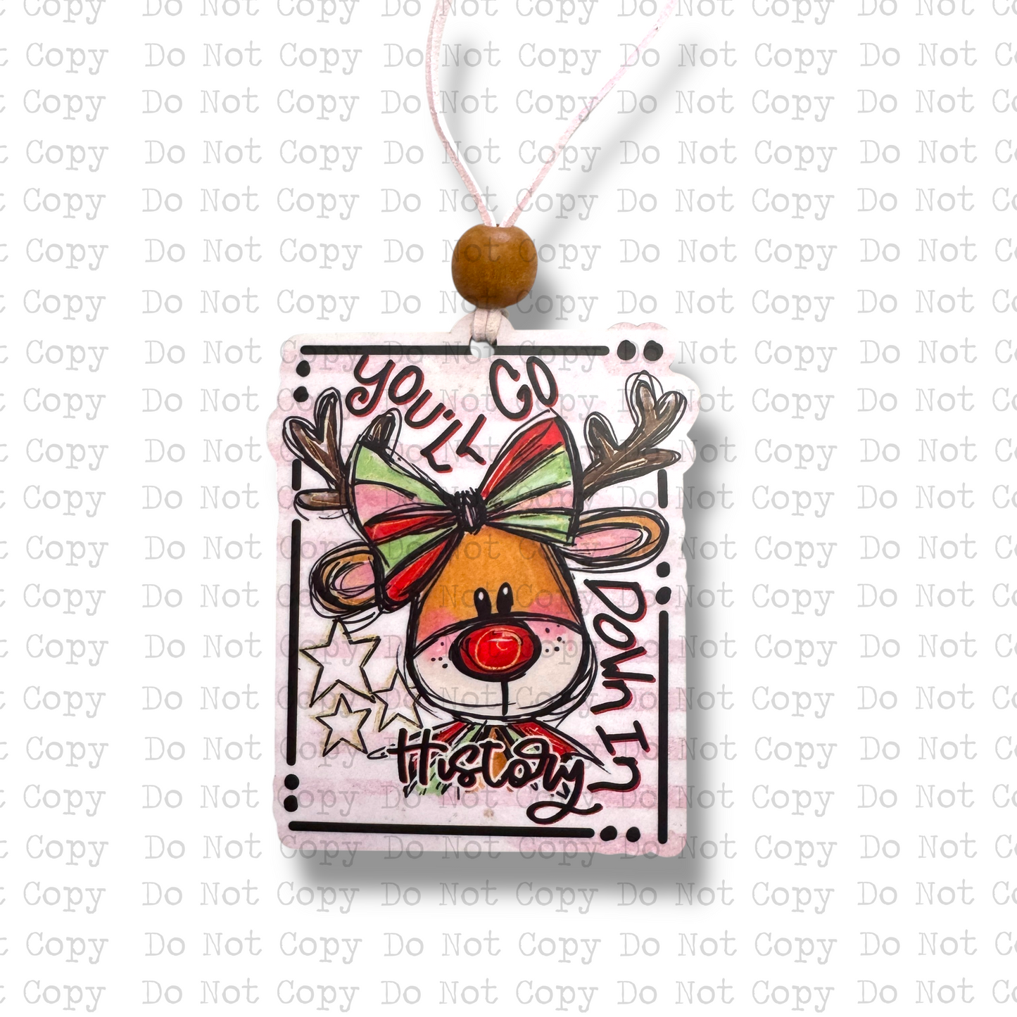 Down In History Ornament Sublimation Blank