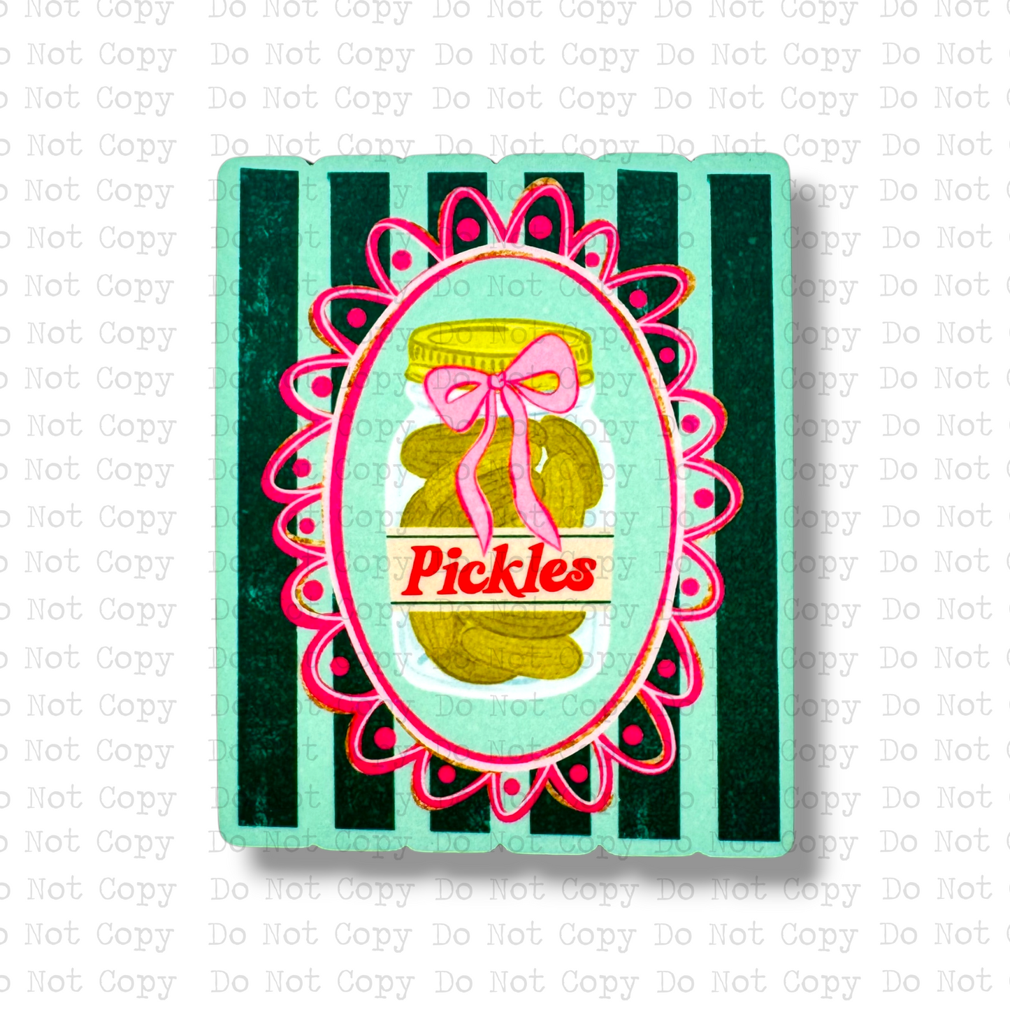 Pickles Stripe Magnet Sublimation Blank Kit | TCC