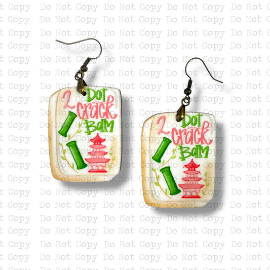 Dot Crack Bam Earring | Finished Product