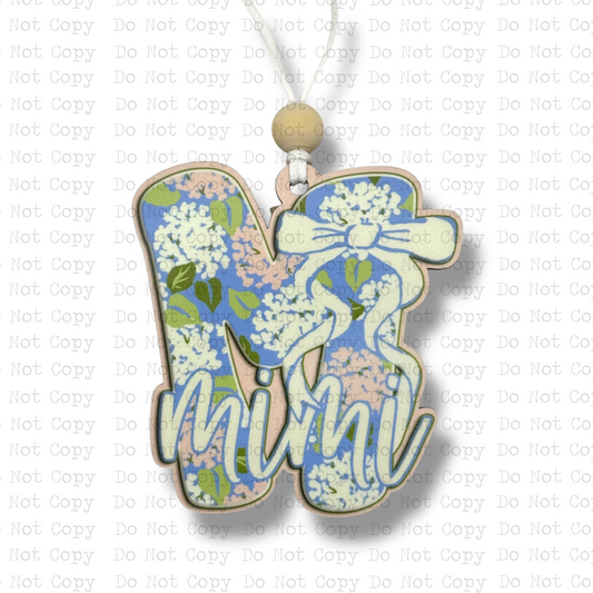 Coquette Mimi Car Charm Sublimation Blank | HD&M