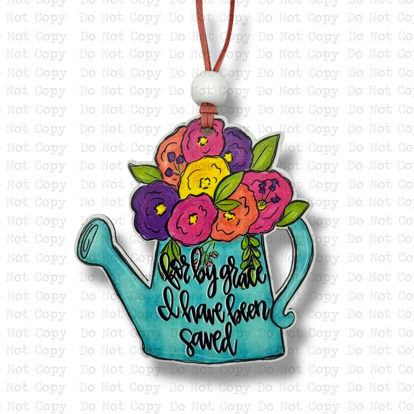 I Have Been Saved Car Charm Sublimation Blank | ARA
