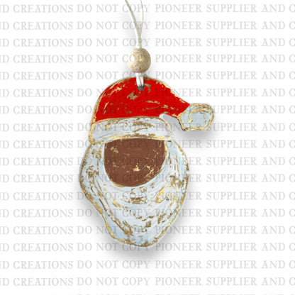 Gold Santa Dark Sublimation Blank with TRANSFER OPTION | Exclusive Alicia Ray Art