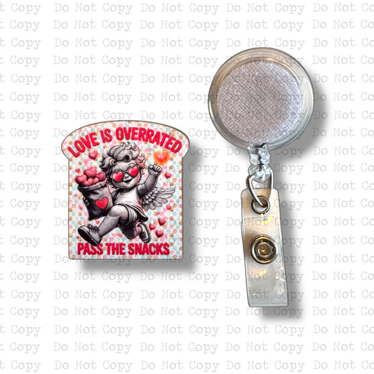 Pass The Snacks Badge Button Sublimation Blank | Set of 2