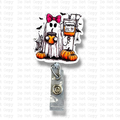 Pumpkin IV Badge Button Sublimation Blank