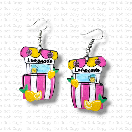 Lemonade Stand Earring Sublimation Blank Kit | ISFP