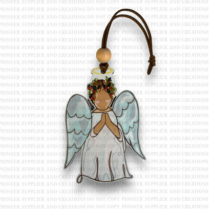 Praying Angel Ornament Sublimation Blank and Transfer | Exclusive