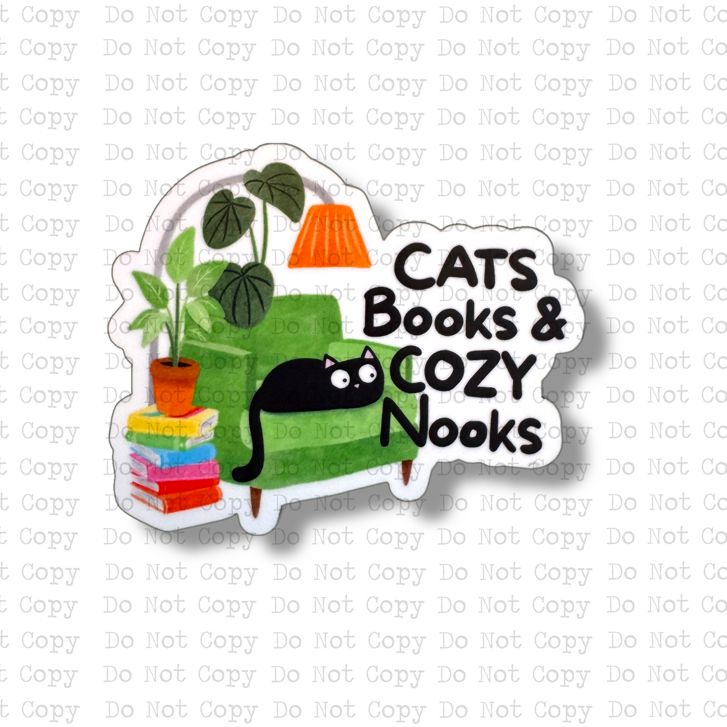 Cats Books and Cozy Nooks Magnet Sublimation Blank Kit | TRS
