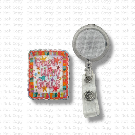 Grace Upon Grace Badge Button Sublimation Blank | Set of 2 TCC
