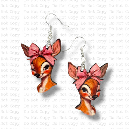 Sassy Deer Earring Sublimation Blank Kit