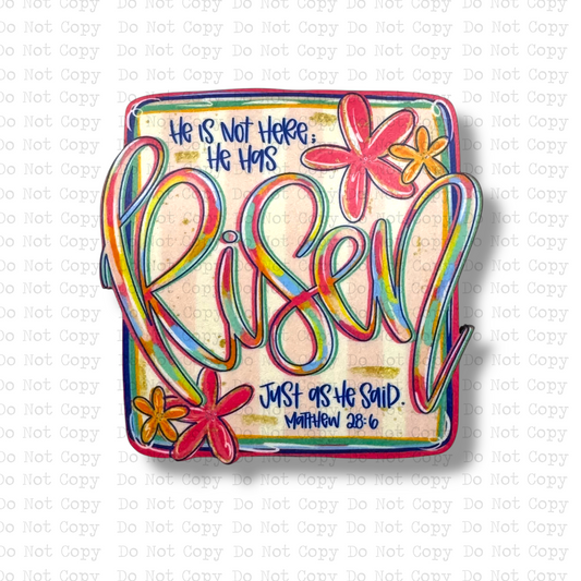 He Is Risen Magnet Sublimation Blank Kit | J&C