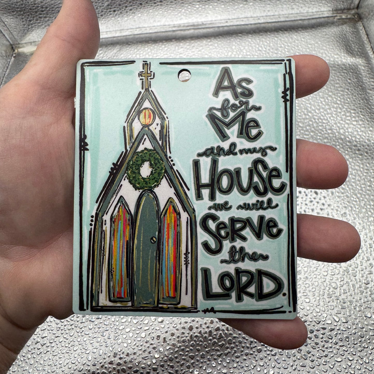 Serve The Lord Pressed Blank