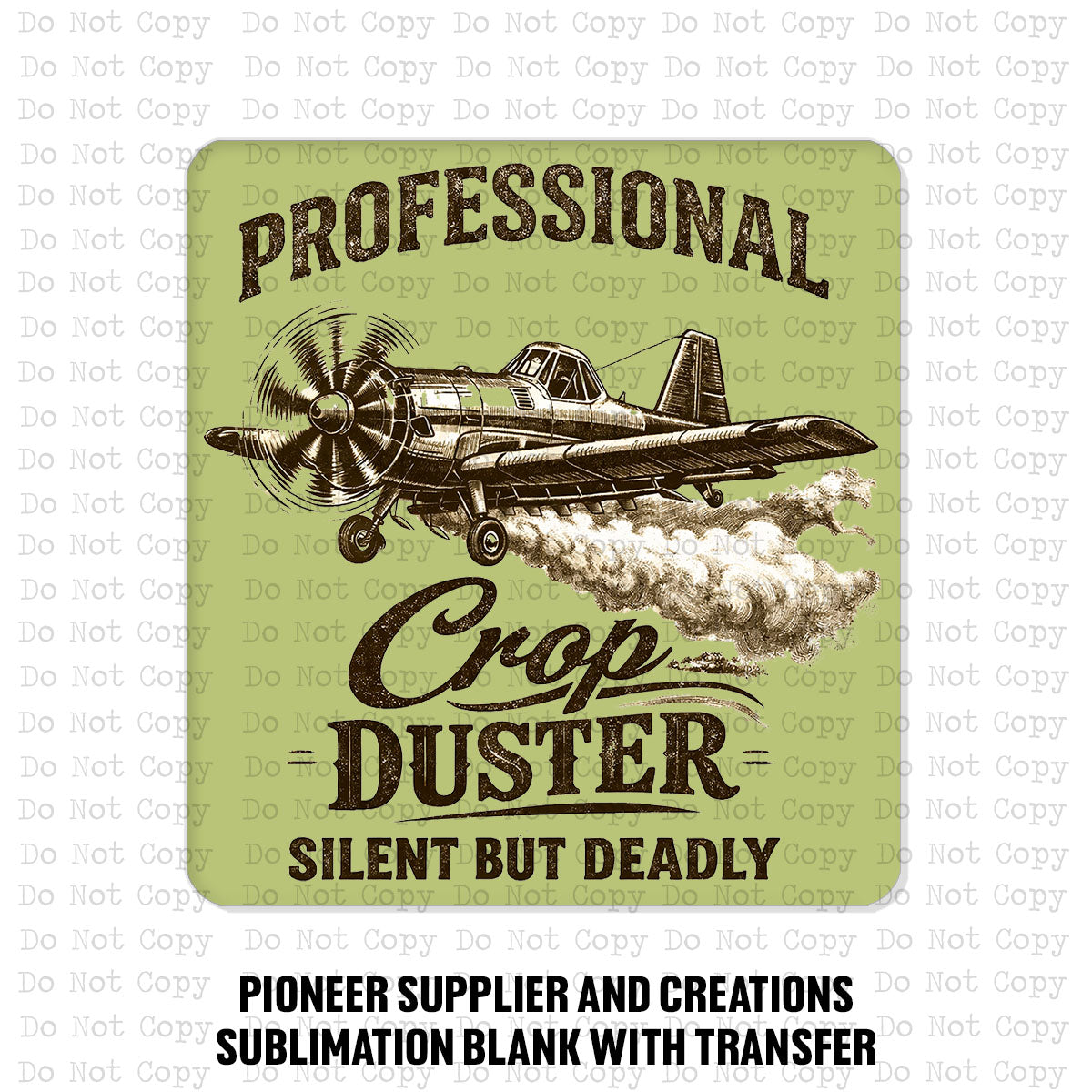 Crop Duster Magnet Sublimation Blank Kit
