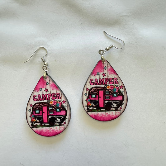 Camper 1 Finished Earring