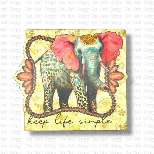 Keep Life Simple Magnet Sublimation Blank Kit | SA