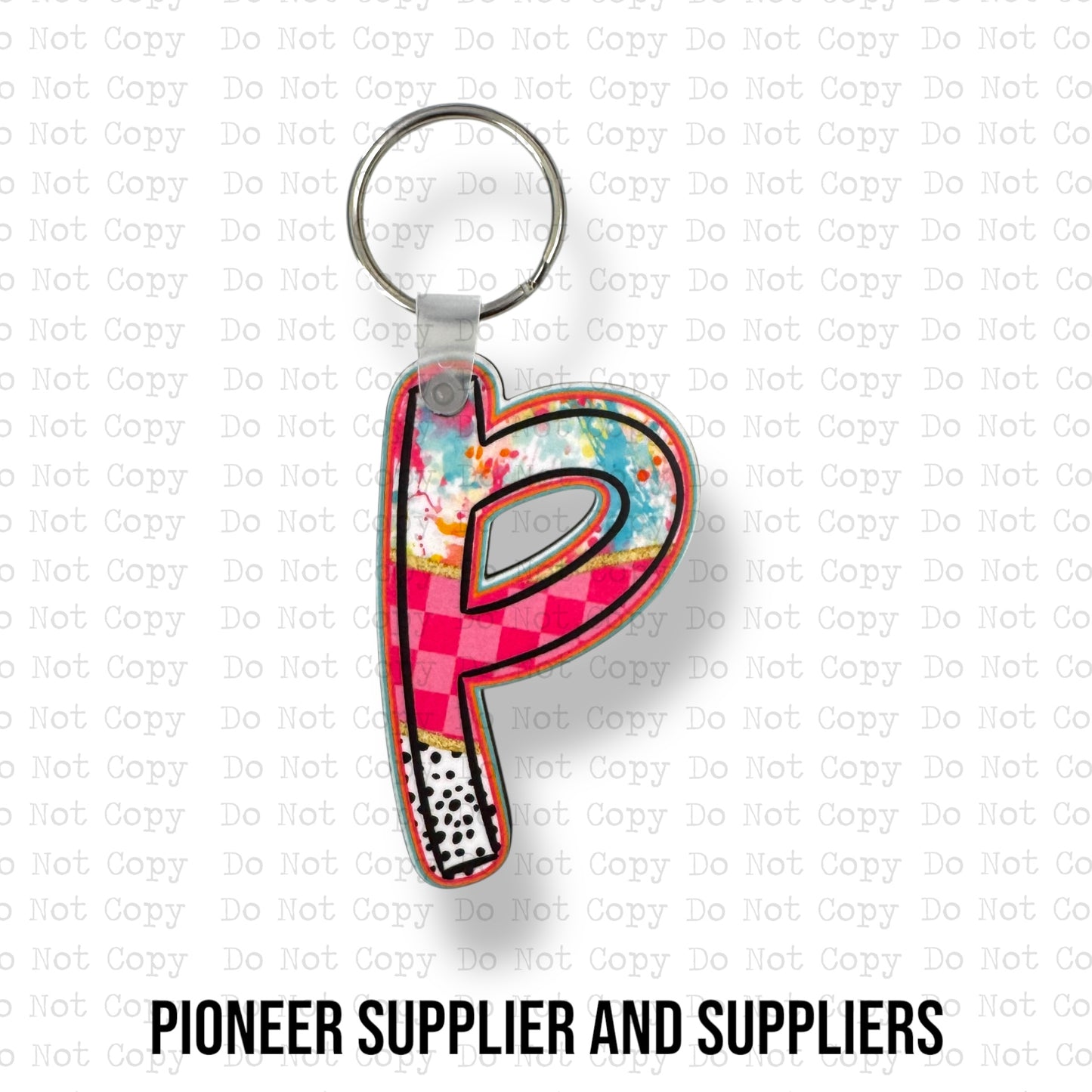 Happy Chaos P Keychain Sublimation Blank Kit