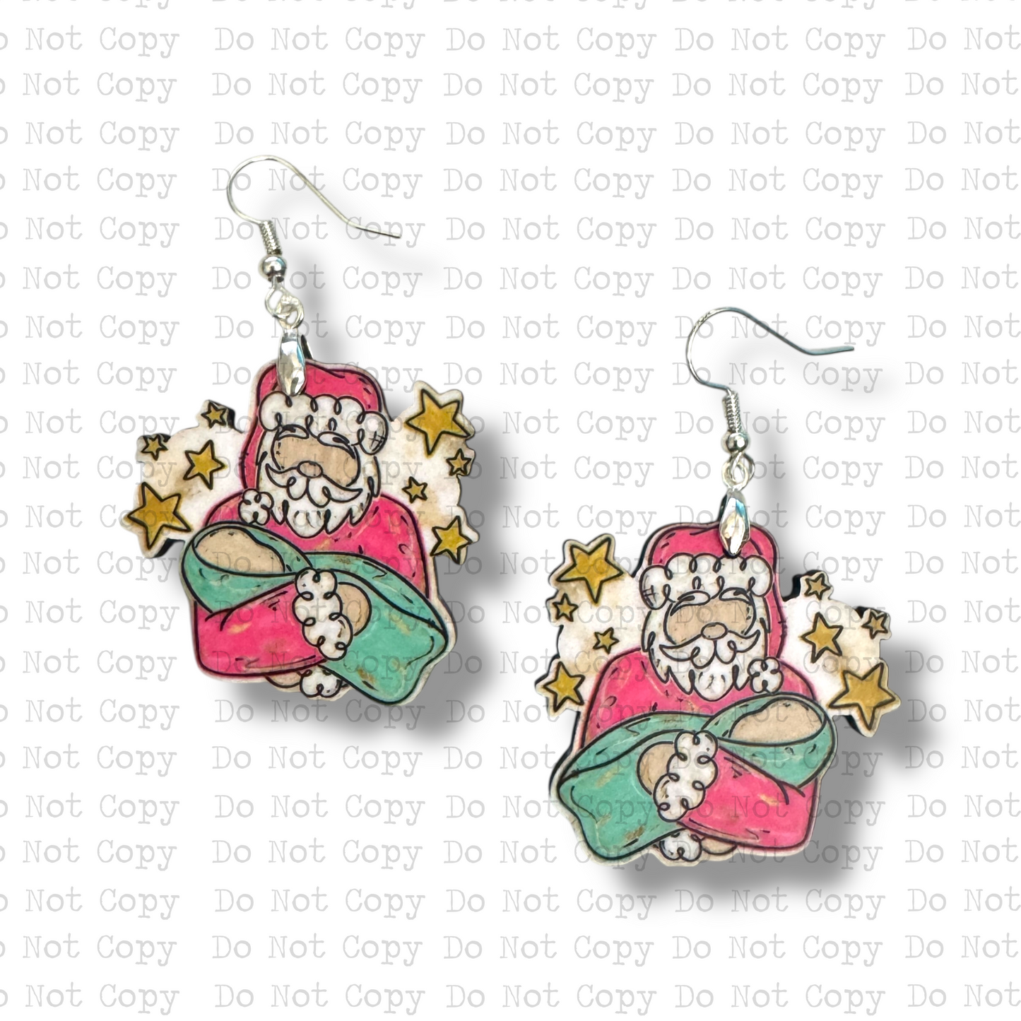 The Greatest Gift Pink Earring Sublimation Blank Kit