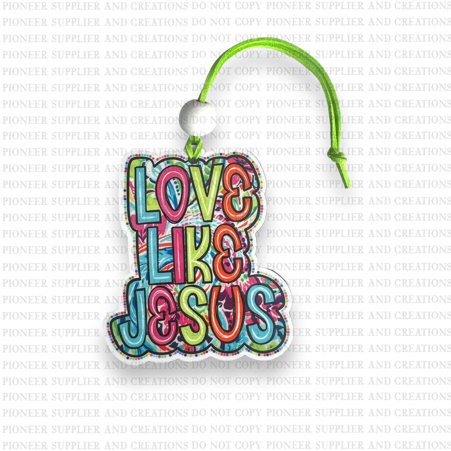 Love Like Jesus Ornament Sublimation Blank | Exclusive