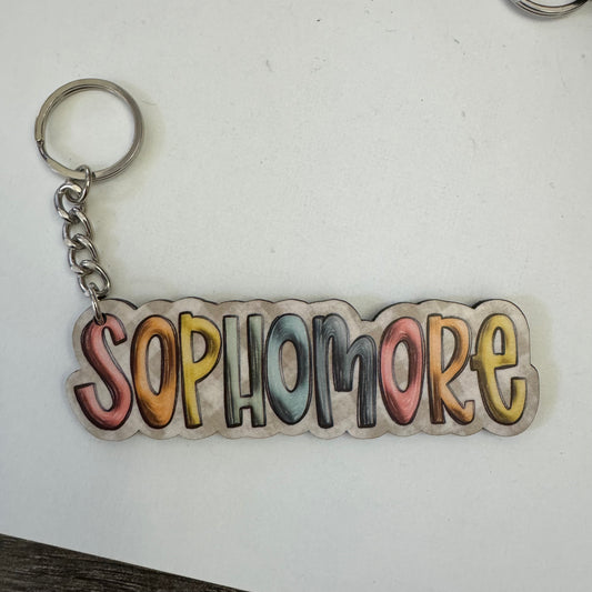 Sophomore Finished Keychain