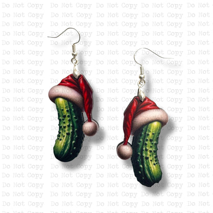 Christmas Pickle Earring Sublimation Blank Kit