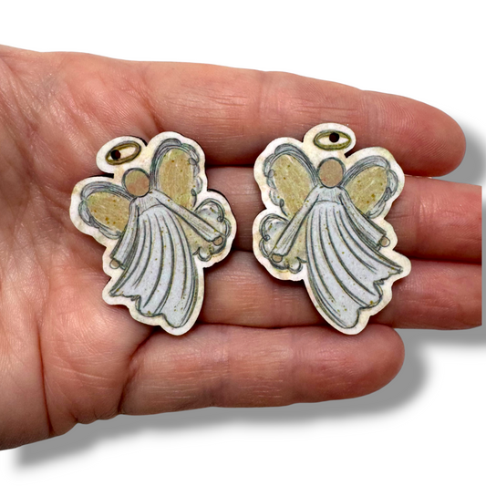 Adult Angel Earring Sublimation Blanks | PP