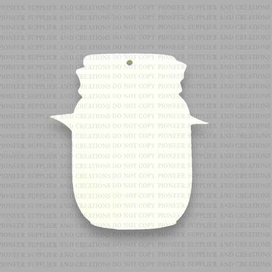Dill Pickle Jar Air Freshener Sublimation Blank | Exclusive