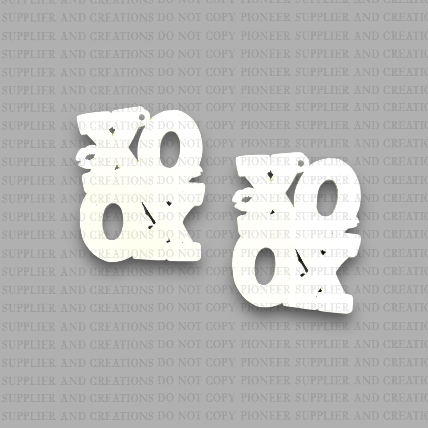 XO OX Earring Sublimation Blanks | Exclusive Pixel Pop