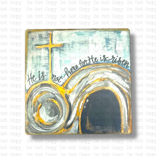 He Is Risen Sublimation Blank Kit | BC