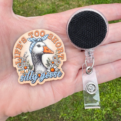 Be A Silly Goose Badge Button Sublimation Blank | Set of 2 PHDC