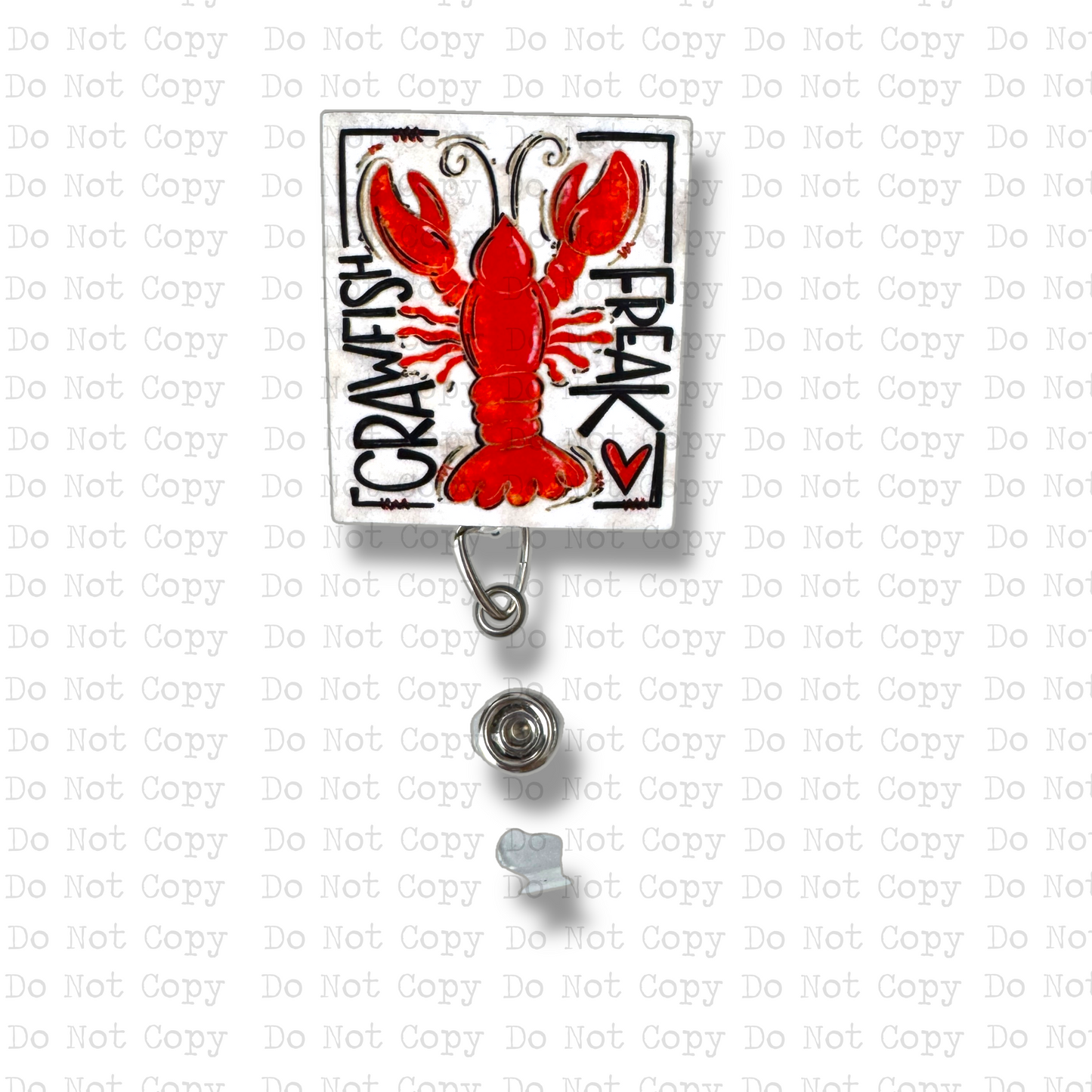 Crawfish Freak Badge Button Sublimation Blank | Set of 2