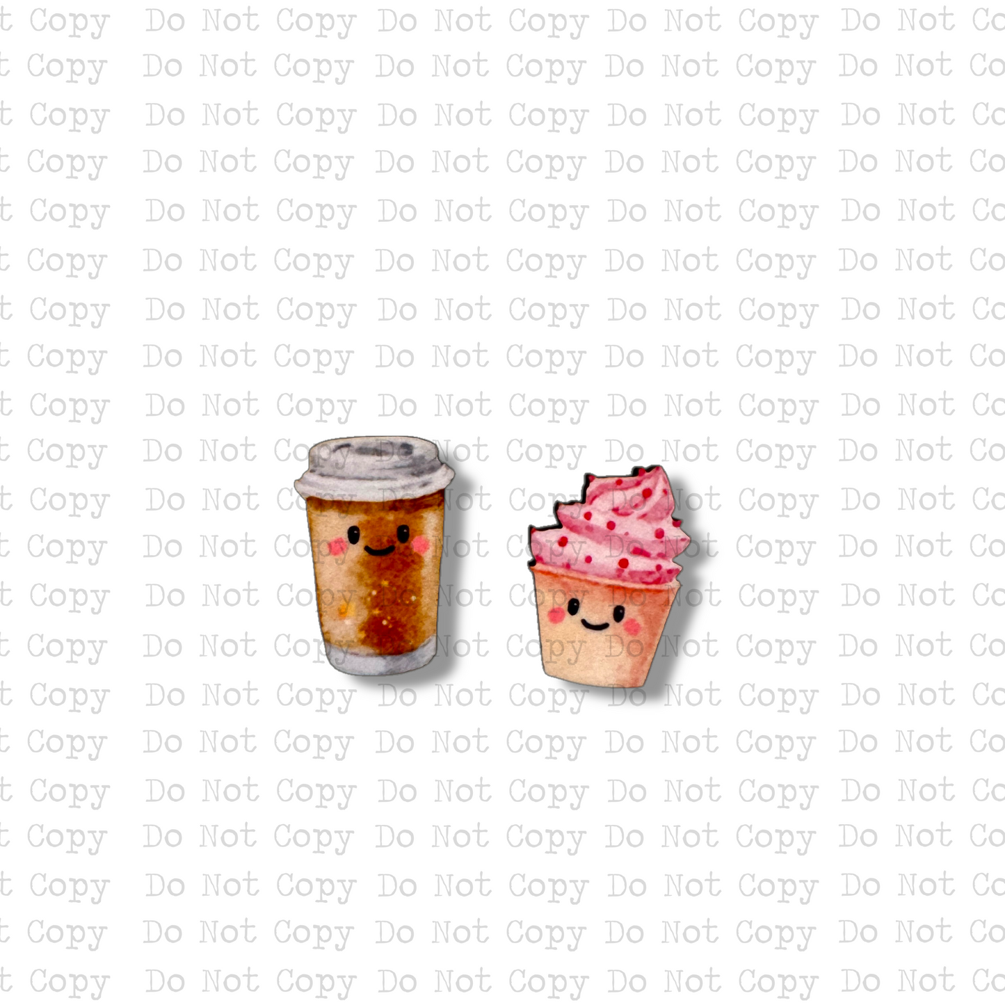 STUD Cupcake Coffee Sublimation Blanks Kit | 4 PAIR