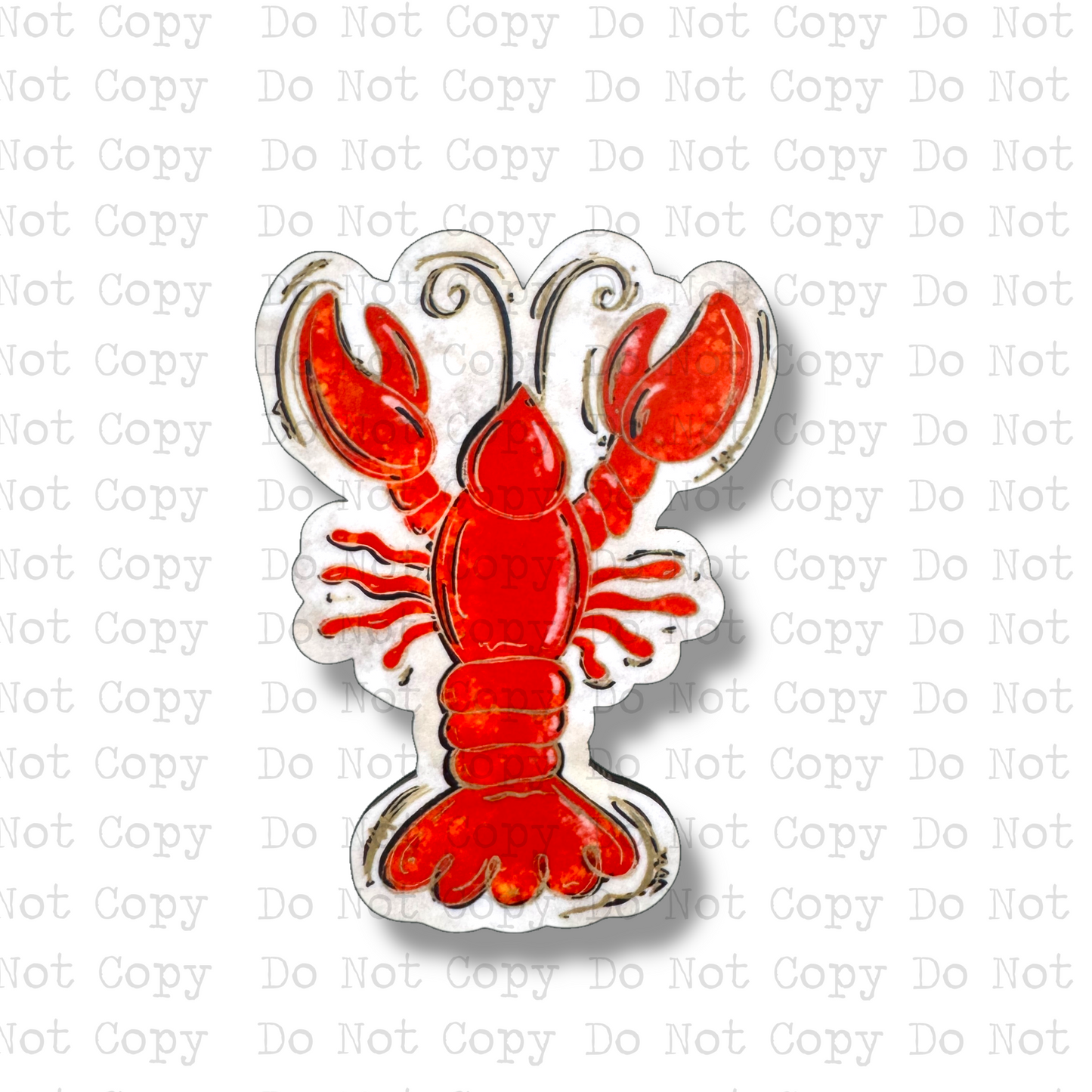 Crawfish Magnet Sublimation Blank Kit