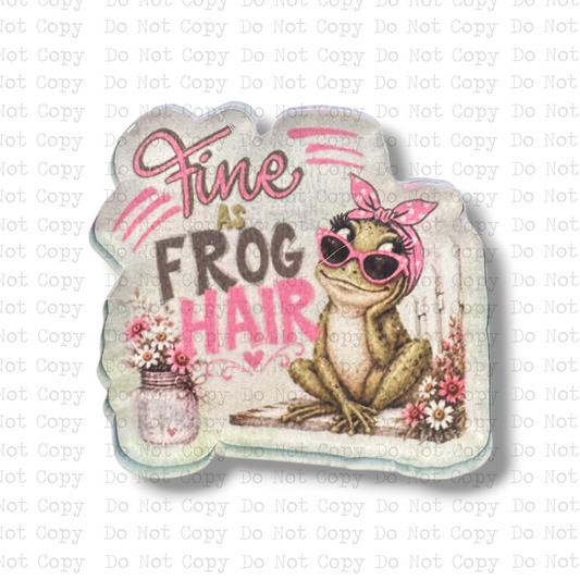 Fine As Frog Hair Lapel Pin Sublimation Blank Kit | Set of 2