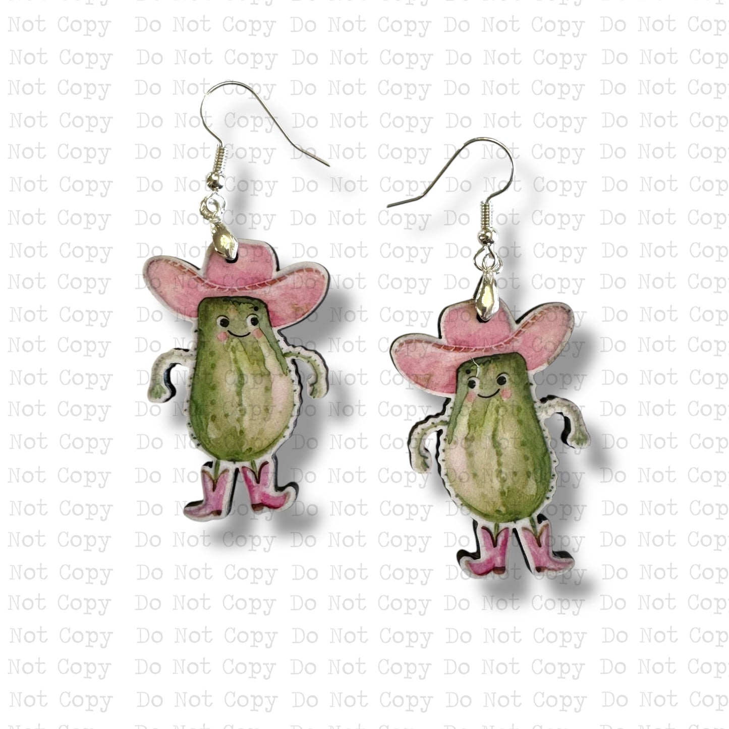 Cowgirl Pickle Earring Sublimation Blanks Kit | Exclusive