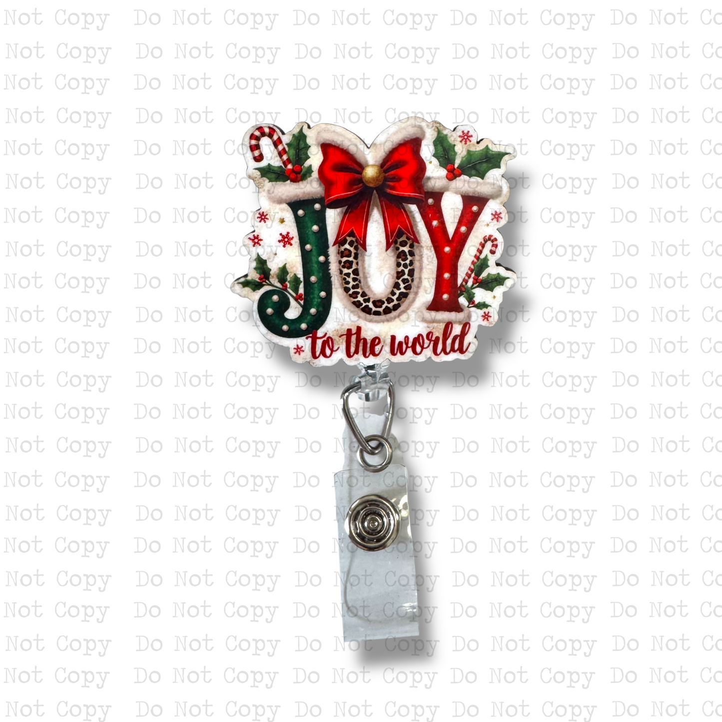 Joy To The World Badge Button Sublimation Blank