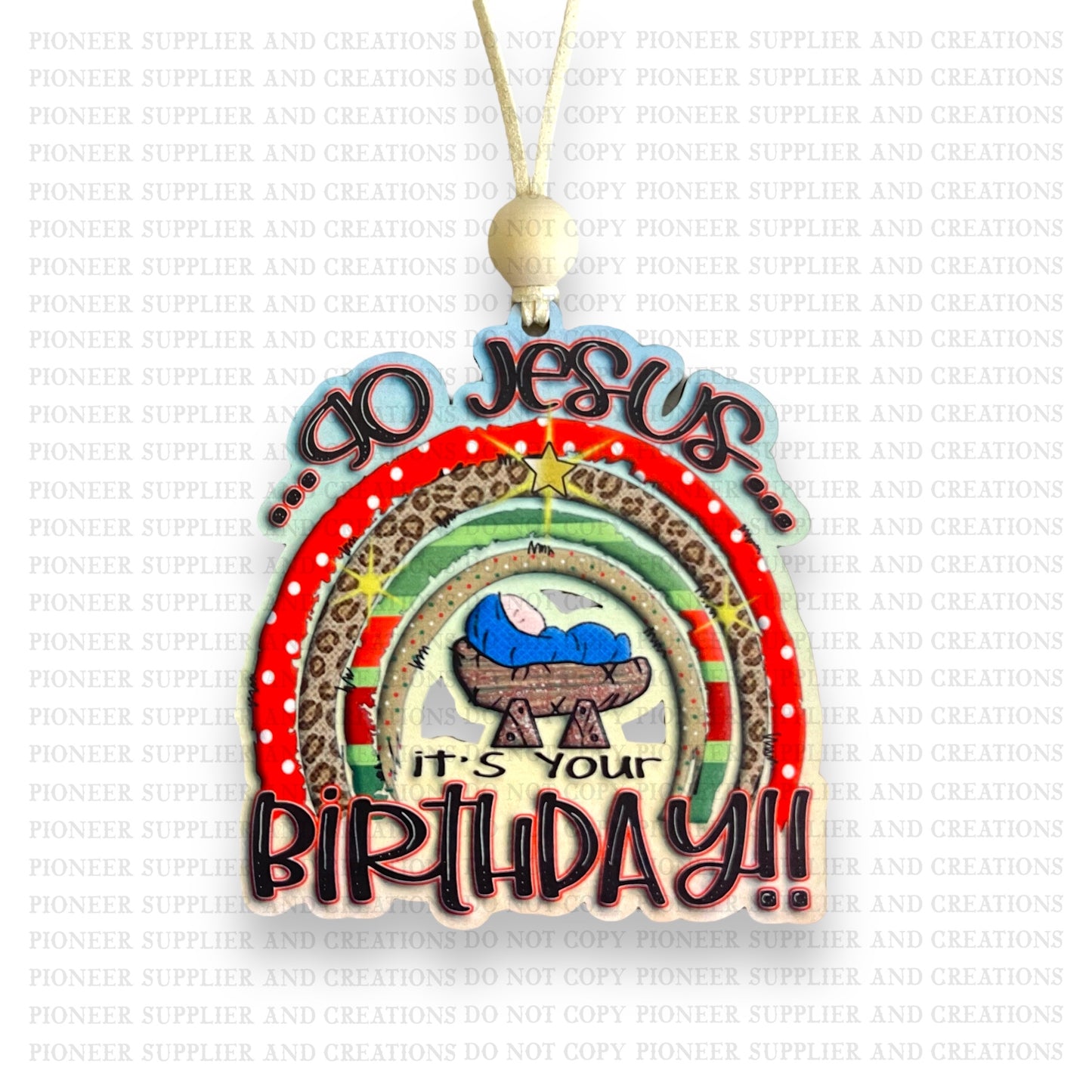 Go Jesus ... It's Your Birthday Sublimation Blank | Exclusive Belleza Stuff