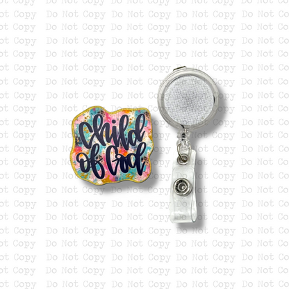 Child Of God Badge Button Sublimation Blank | Set of 2 CRC