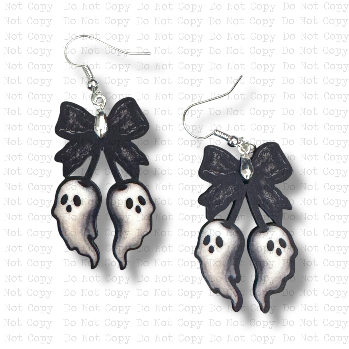 Cherry Ghost Earring Sublimation Blank Kit