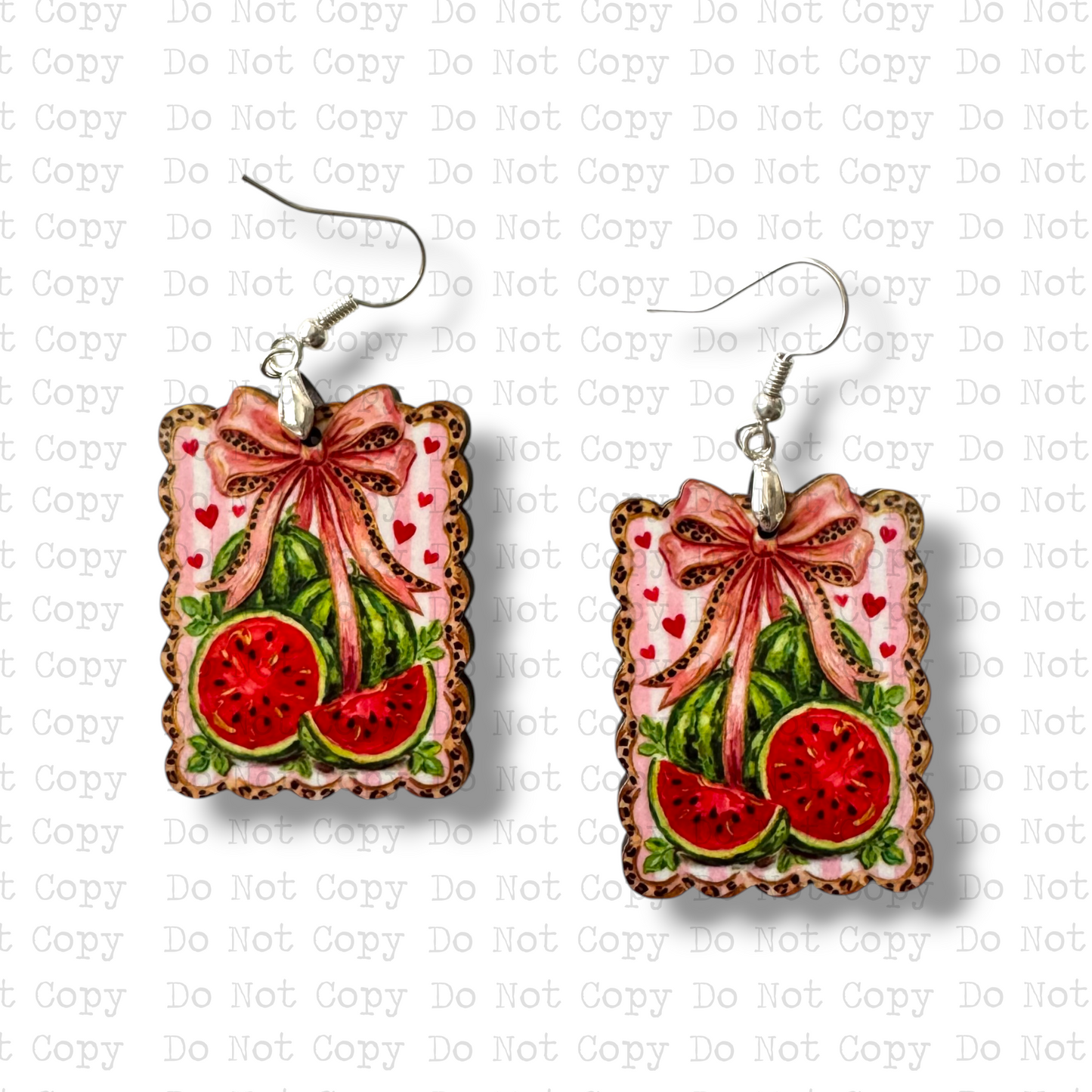 Watermelons Earring Sublimation Blank Kits