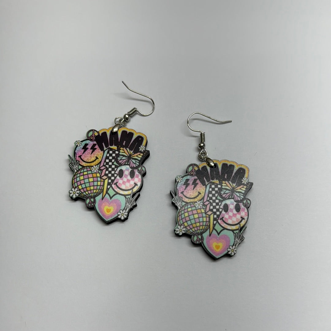 Mama Retro Finished Earring