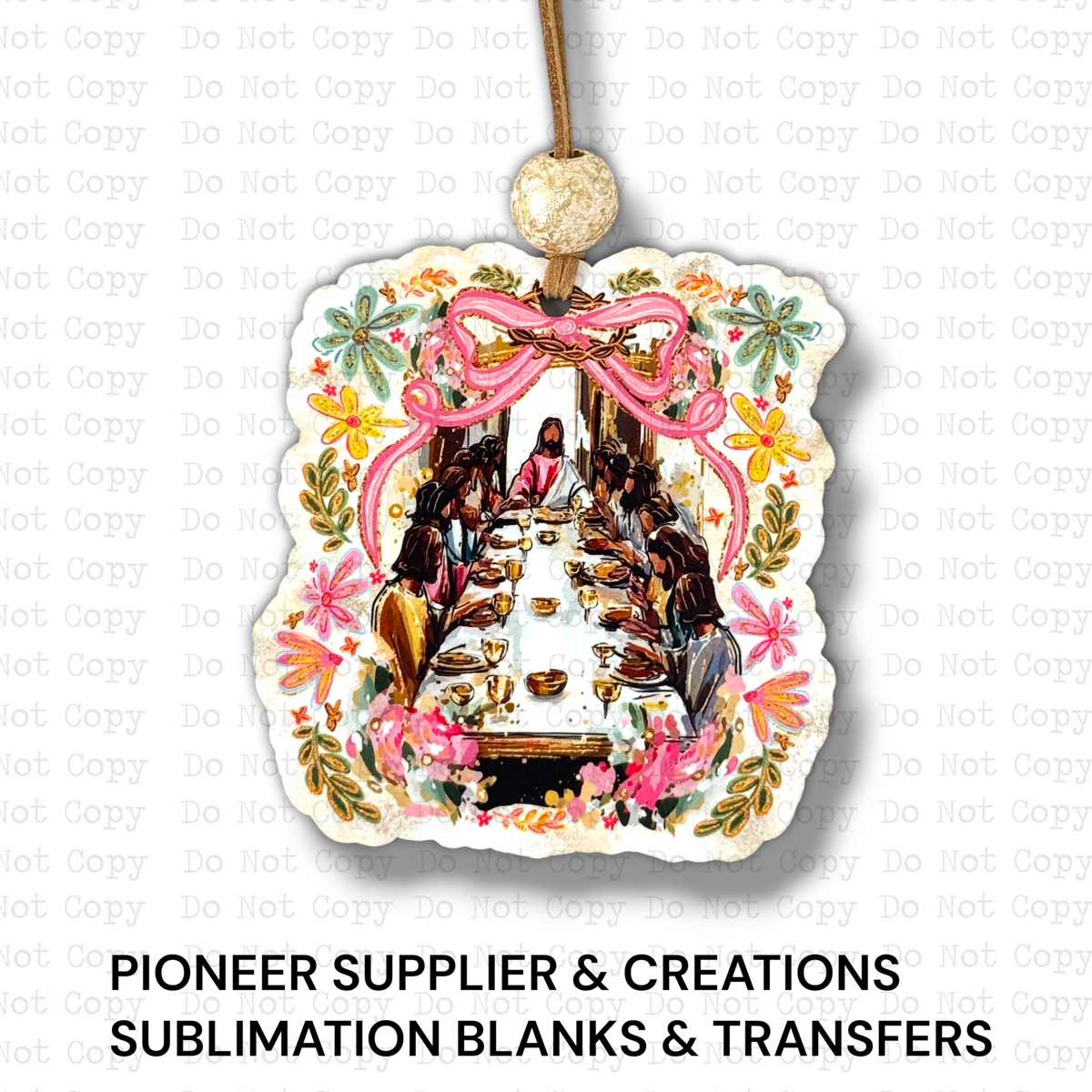 The Lord's Supper Ornament Sublimation Blank | SSD