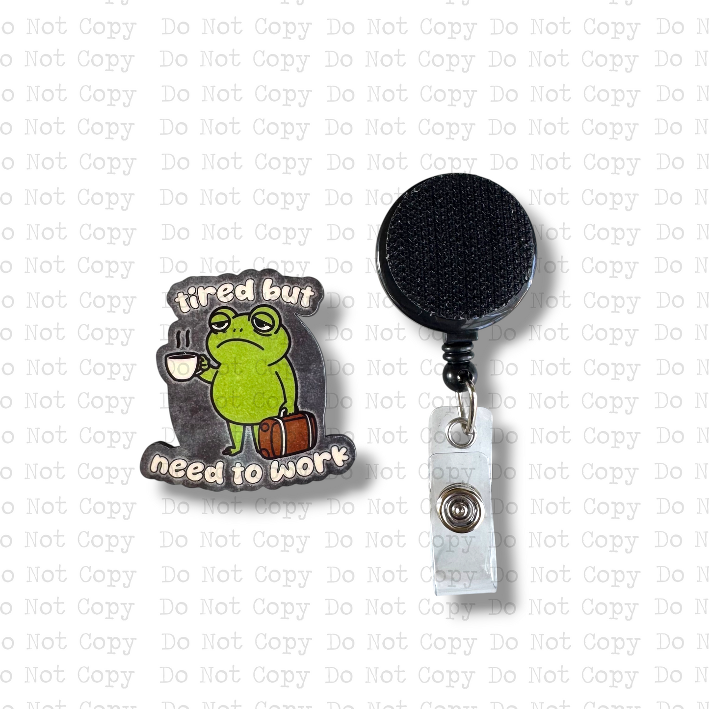 Need To Work Badge Button Sublimation Blank | Set of 2